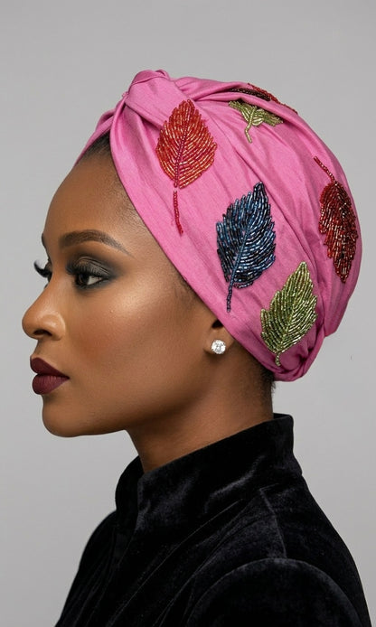 The Fuschia Bloom Turban
