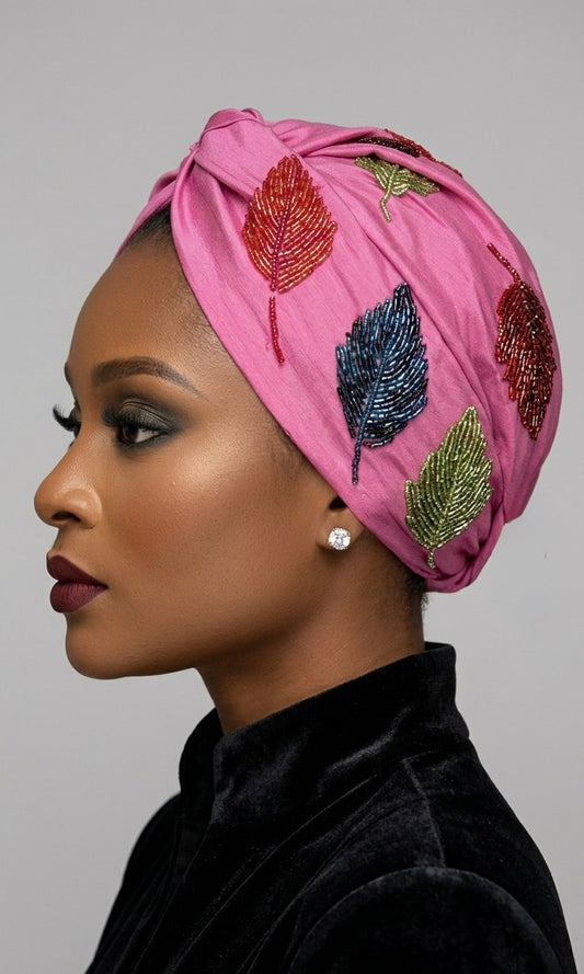 The Fuschia Bloom Turban