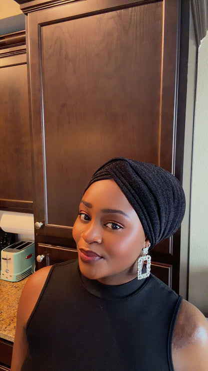 Black Headwrap/Turban