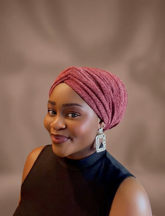 Beautiful Criss Cross Headwrap/Turban