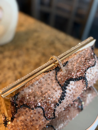 Sequin Clutch Purse