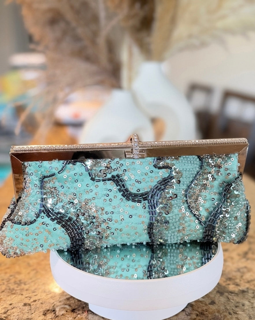 Sequin Clutch Purse