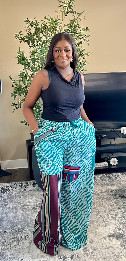 Adire & Aso-oke Palazzo