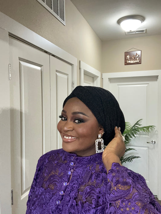 Black Headwrap/Turban