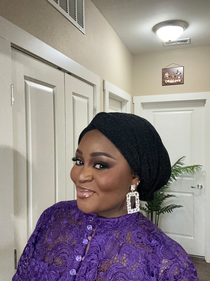 Black Headwrap/Turban
