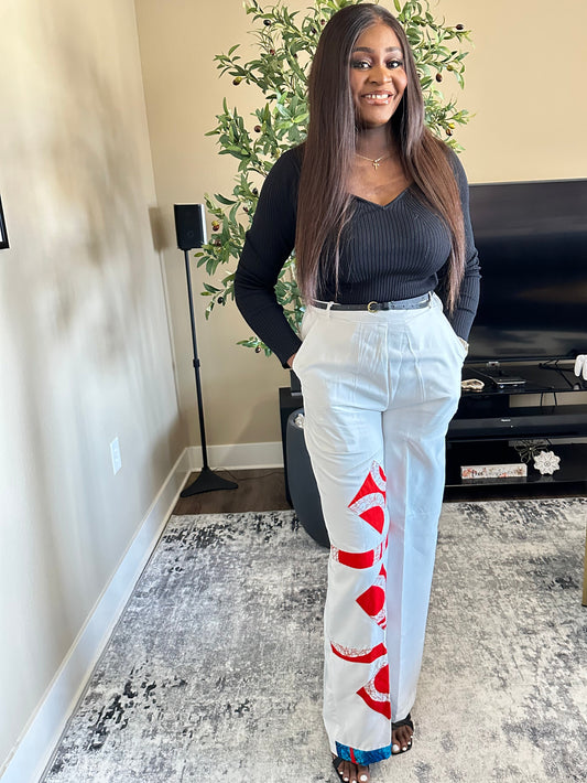 The Ankara- Detail Pants