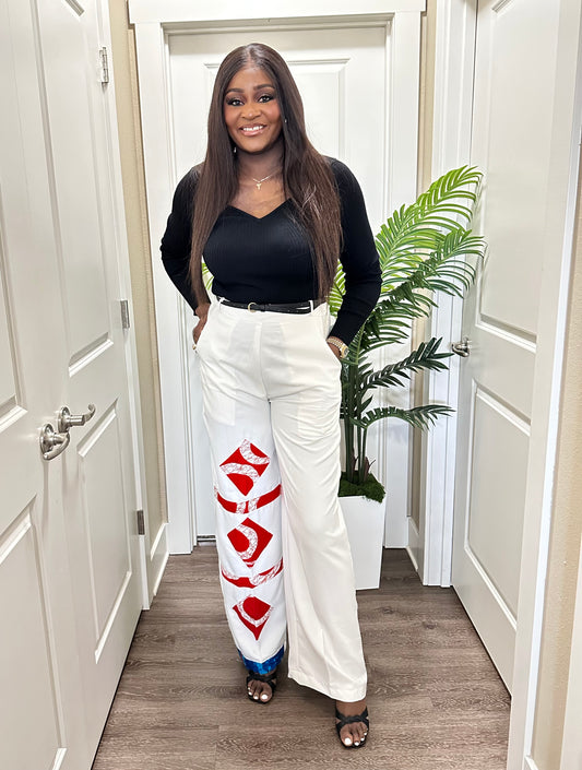 The Ankara- Detail Pants