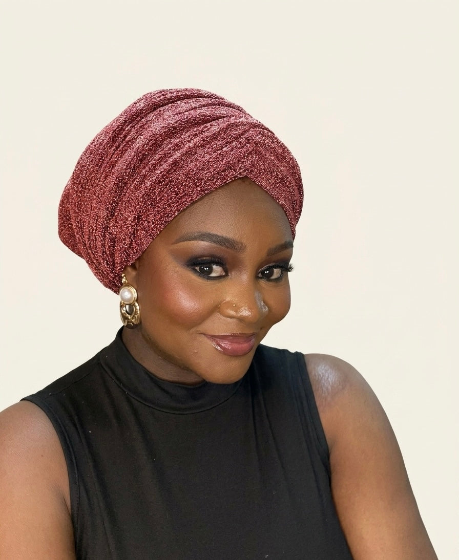 Beautiful Criss Cross Headwrap/Turban