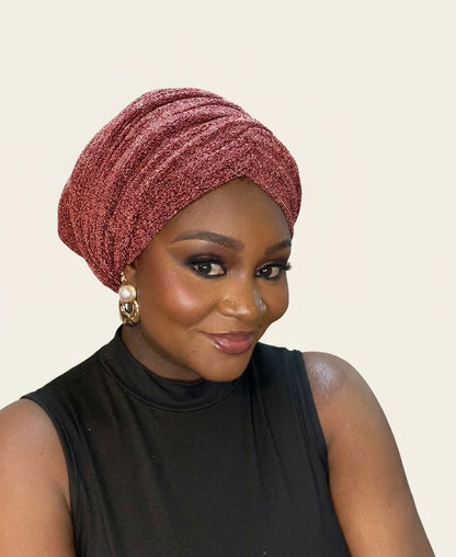 Beautiful Criss Cross Headwrap/Turban