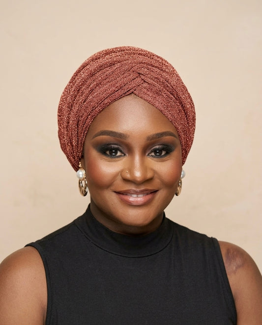 Beautiful Criss Cross Headwrap/Turban