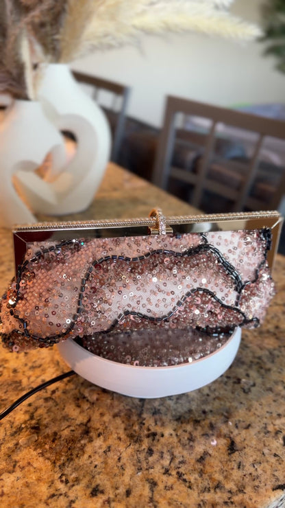 Sequin Clutch Purse