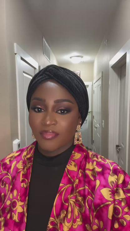 Black Headwrap/Turban