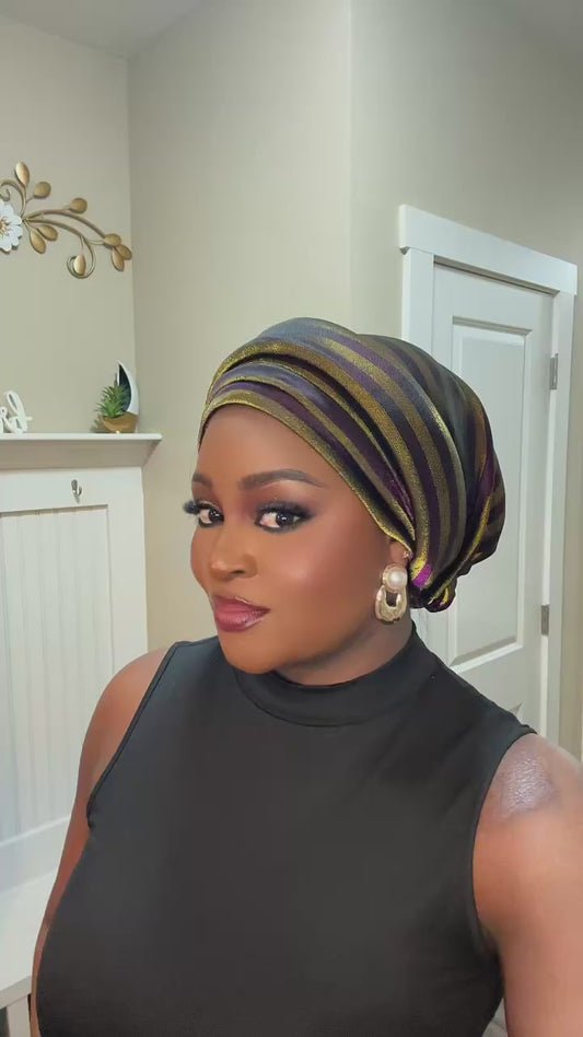 Multicolored Beautiful Headwrap/Turban